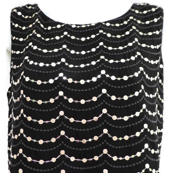 White House Black Market Tank Lined Sequin S - Picture 2 of 7